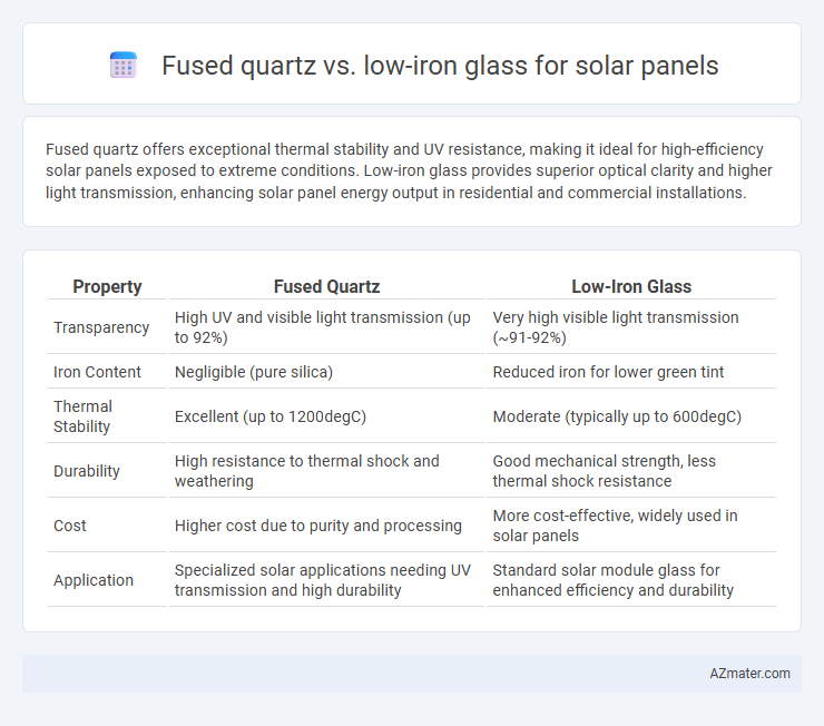 Fused quartz vs. low-iron glass for solar panels - What is The Difference?