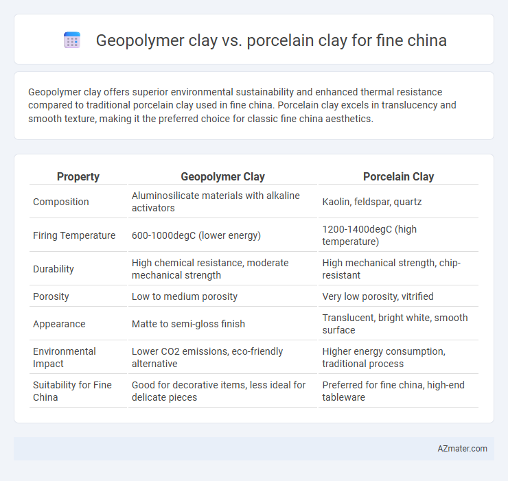 Geopolymer clay vs. porcelain clay for fine china - What is The Difference?