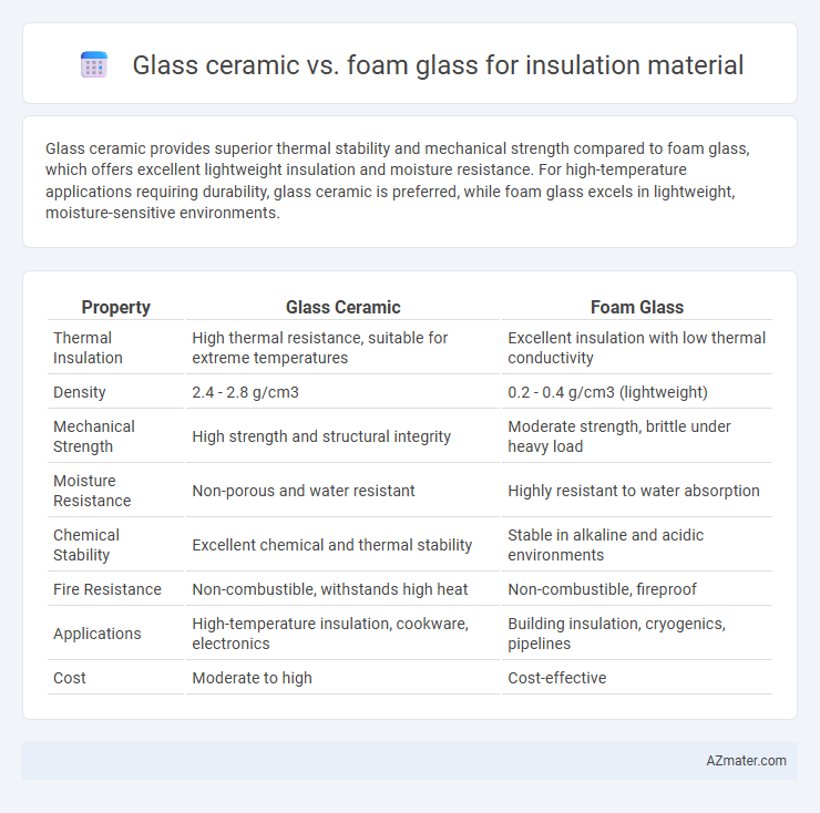 Glass ceramic vs. foam glass for insulation material - What is The Difference?