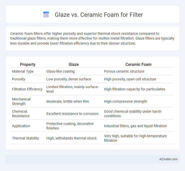 Glaze vs. Ceramic Foam for Filter - What is The Difference?