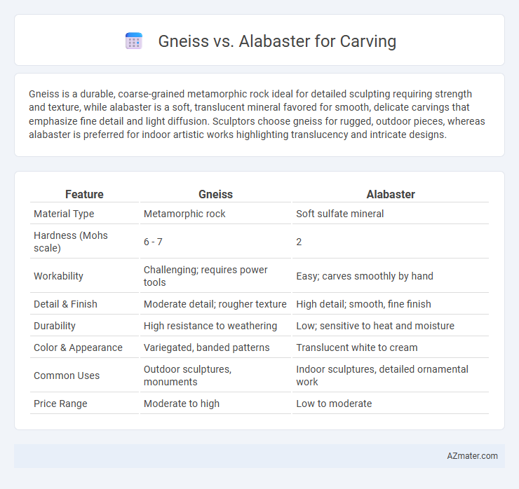 Gneiss vs. Alabaster for Carving - What is The Difference?