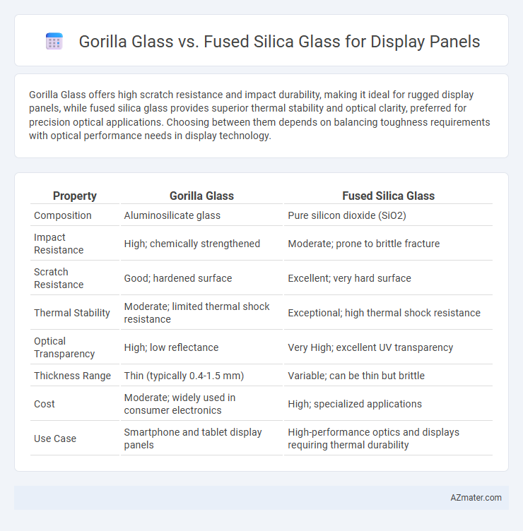 Gorilla Glass vs. Fused Silica Glass for Display Panels - What is The Difference?