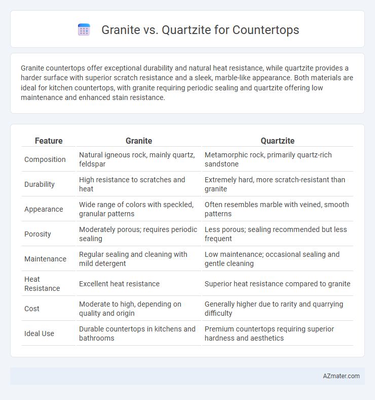 Granite vs. Quartzite for Countertops - What is The Difference?