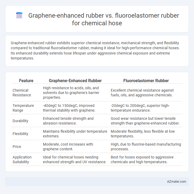 Graphene-enhanced rubber vs. fluoroelastomer rubber for chemical hose - What is The Difference?