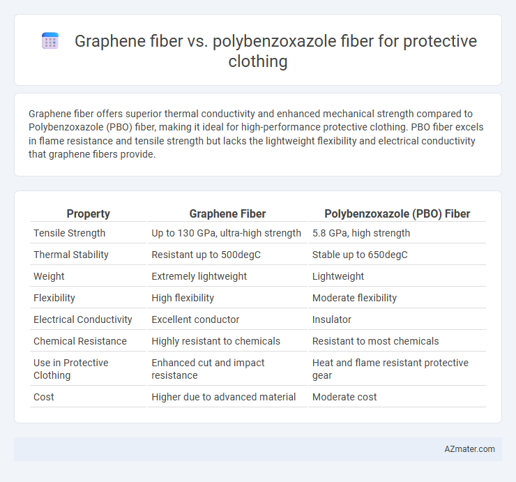 Graphene fiber vs. polybenzoxazole fiber for protective clothing - What is The Difference?