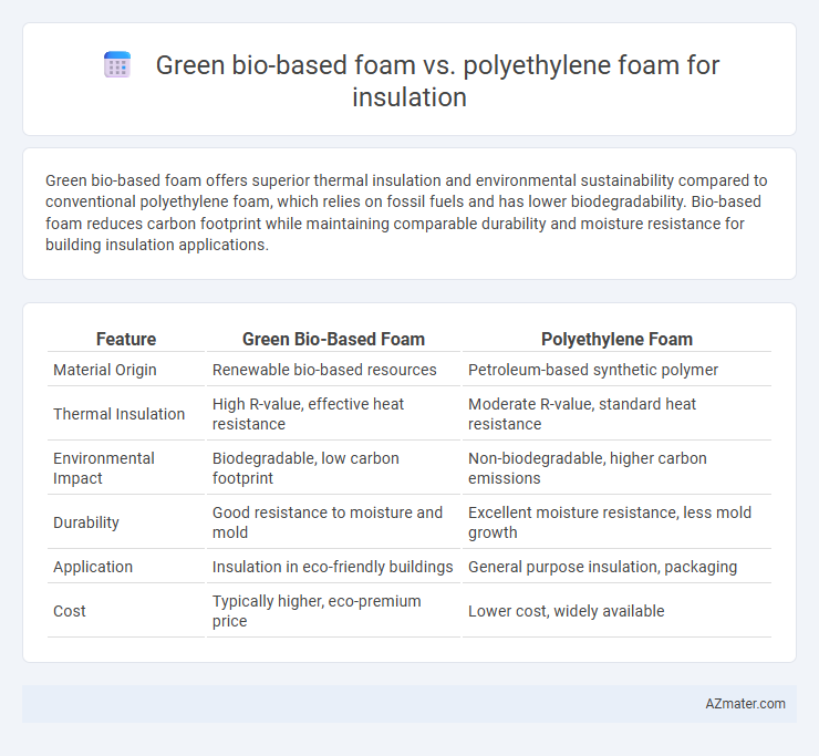 Green bio-based foam vs. polyethylene foam for insulation - What is The Difference?