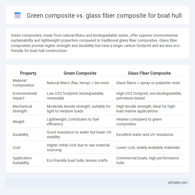 Green composite vs. glass fiber composite for boat hull - What is The Difference?