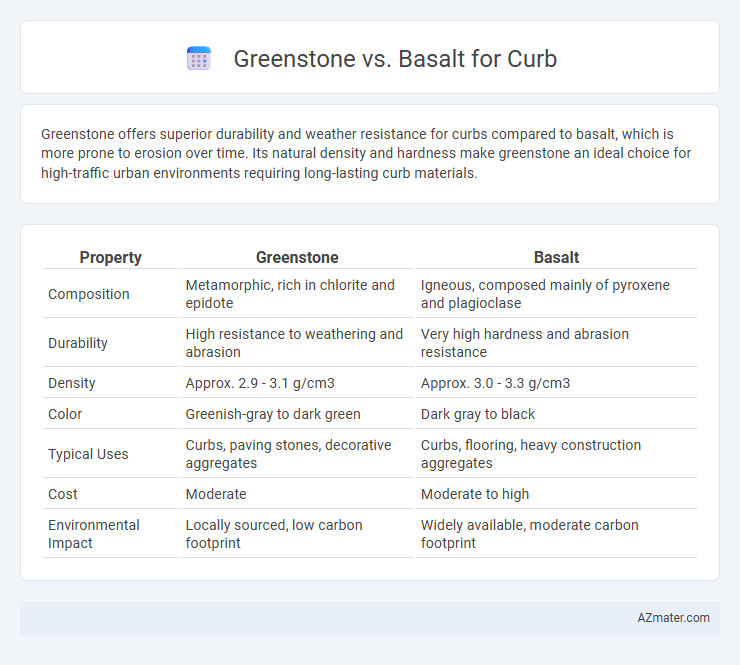 Greenstone vs. Basalt for Curb - What is The Difference?