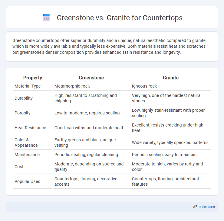 Greenstone vs. Granite for Countertops - What is The Difference?