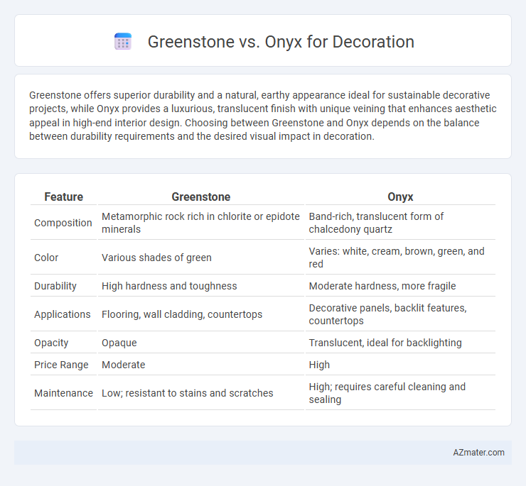 Greenstone vs. Onyx for Decoration - What is The Difference?