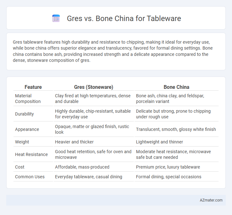 Gres vs. Bone China for Tableware - What is The Difference?