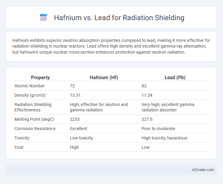 Hafnium vs. Lead for Radiation Shielding - What is The Difference?