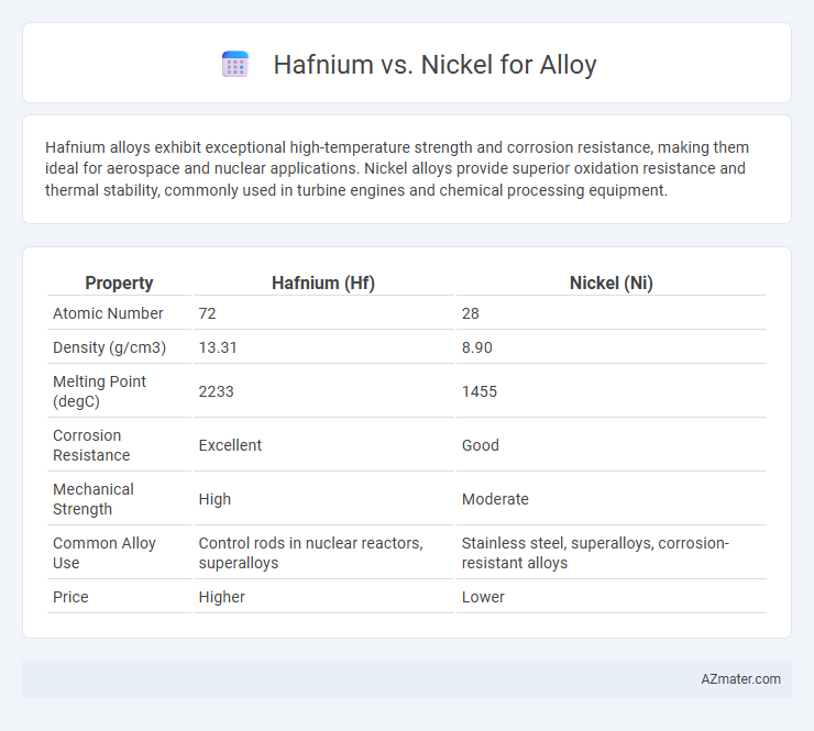 Hafnium vs. Nickel for Alloy - What is The Difference?