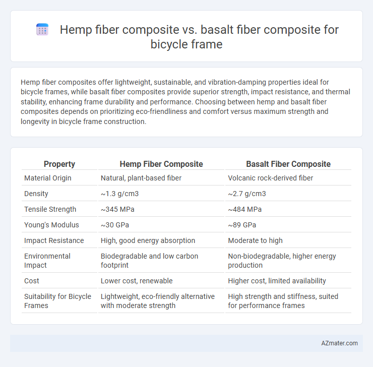 Hemp fiber composite vs. basalt fiber composite for bicycle frame - What is The Difference?