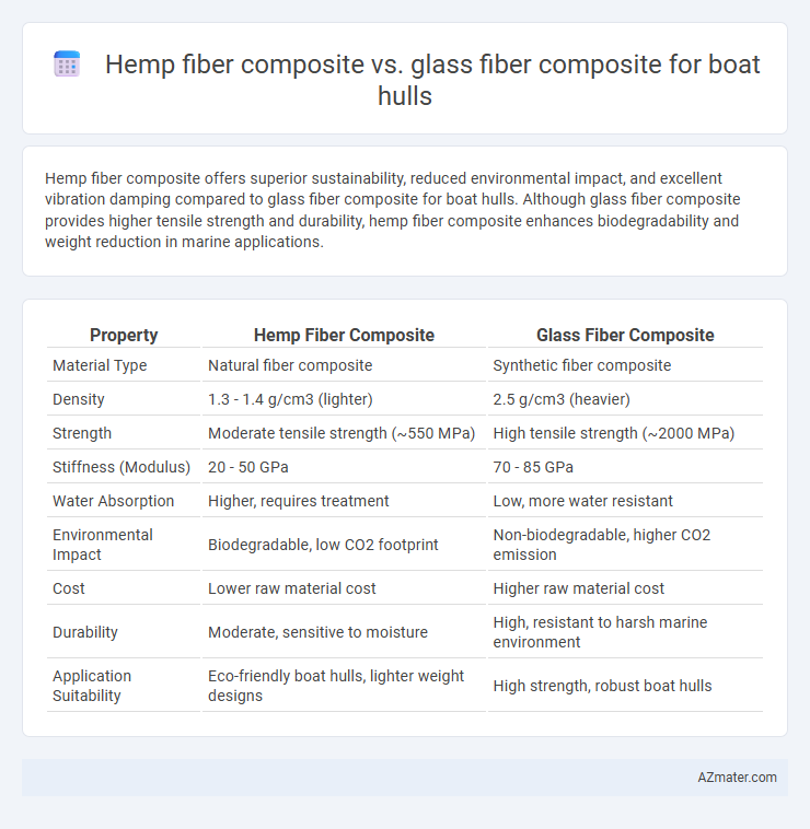 Hemp fiber composite vs. glass fiber composite for boat hulls - What is The Difference?