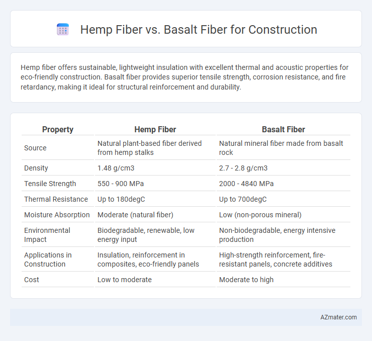 Hemp Fiber vs. Basalt Fiber for Construction - What is The Difference?