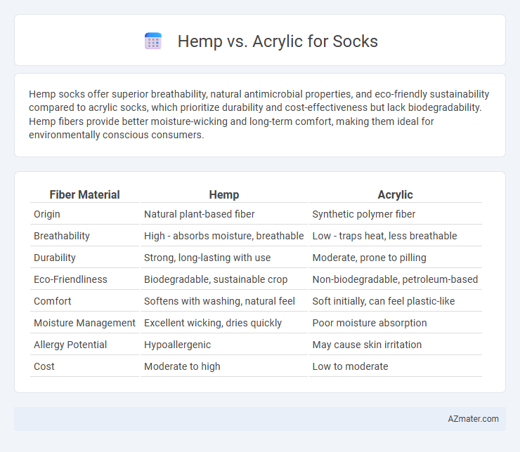 Hemp vs. Acrylic for Socks - What is The Difference?