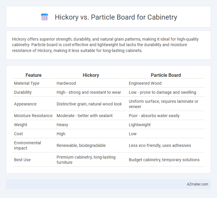 Hickory vs. Particle Board for Cabinetry - What is The Difference?