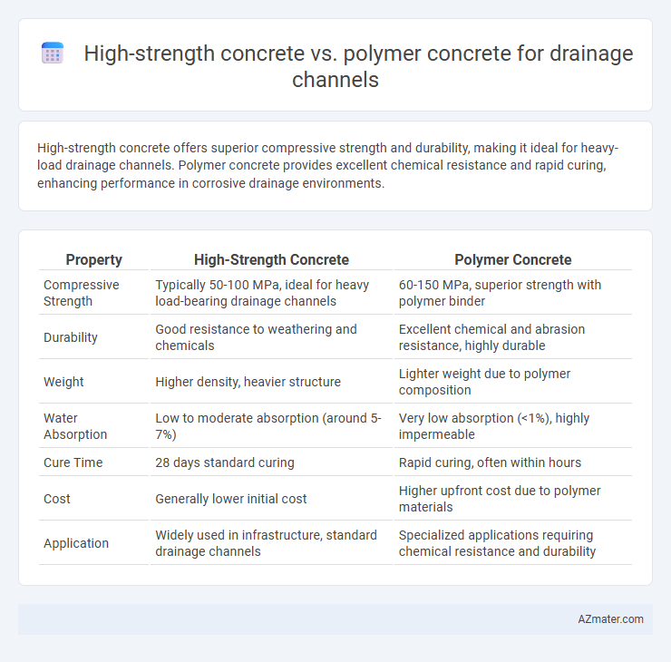 High-strength concrete vs. polymer concrete for drainage channels - What is The Difference?