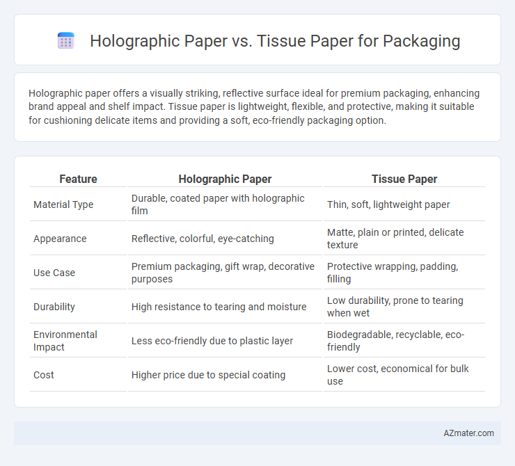 Holographic Paper vs. Tissue Paper for Packaging - What is The Difference?