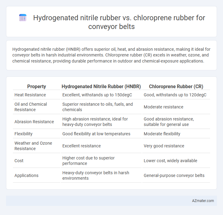 Hydrogenated nitrile rubber vs. chloroprene rubber for conveyor belts - What is The Difference?