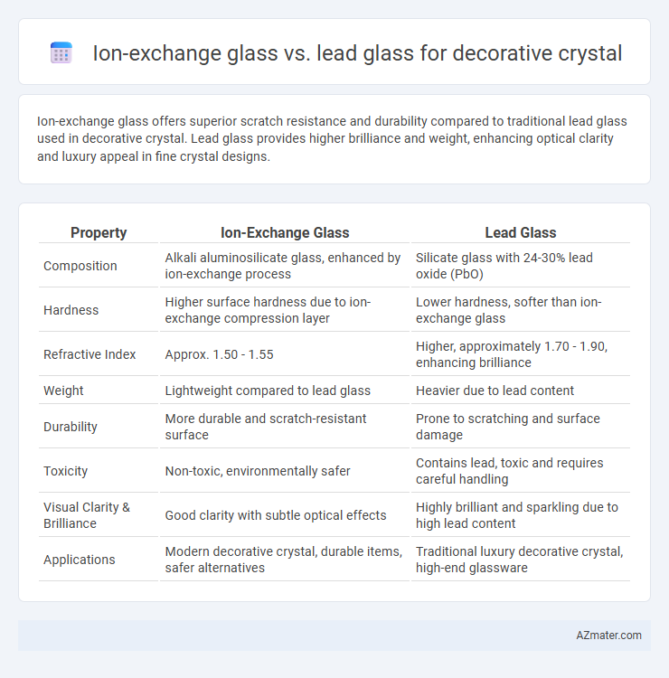 Ion-exchange glass vs. lead glass for decorative crystal - What is The Difference?