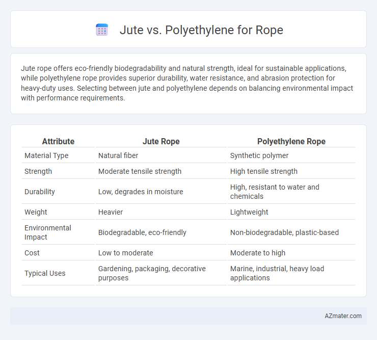 Jute vs. Polyethylene for Rope - What is The Difference?