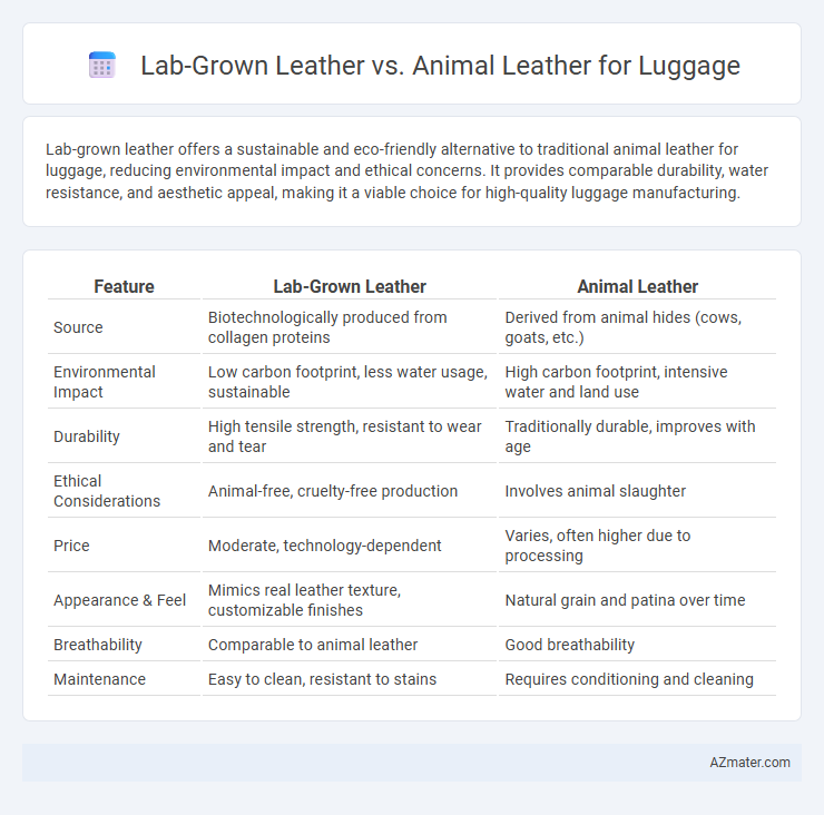 Lab-Grown Leather vs. Animal Leather for Luggage - What is The Difference?