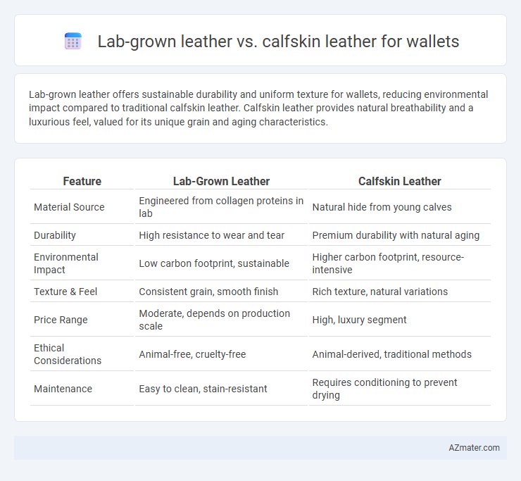 Lab-grown leather vs. calfskin leather for wallets - What is The Difference?