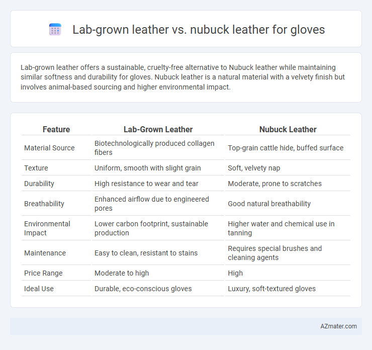 Lab-grown leather vs. nubuck leather for gloves - What is The Difference?