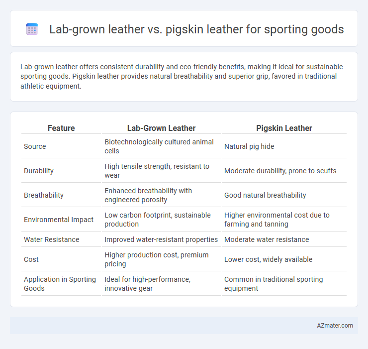 Lab-grown leather vs. pigskin leather for sporting goods - What is The Difference?