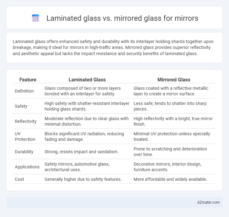 Laminated glass vs. mirrored glass for mirrors - What is The Difference?
