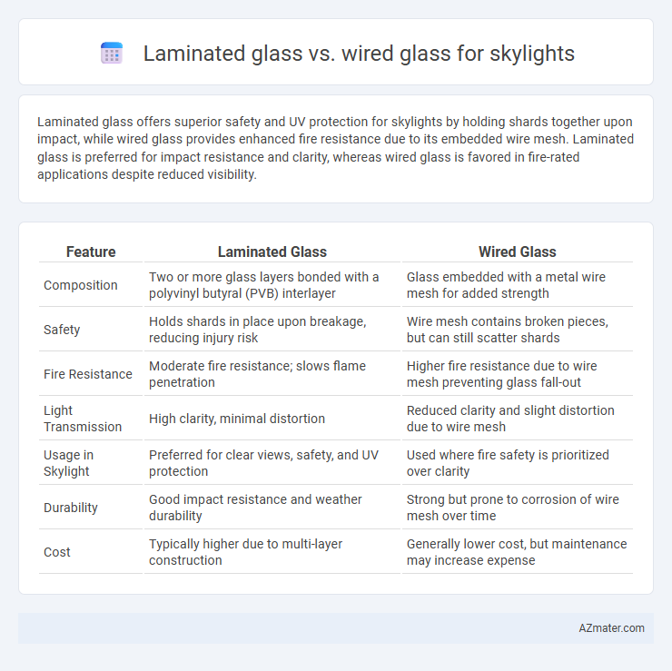 Laminated glass vs. wired glass for skylights - What is The Difference?