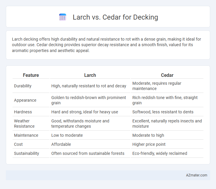 Larch vs. Cedar for Decking - What is The Difference?