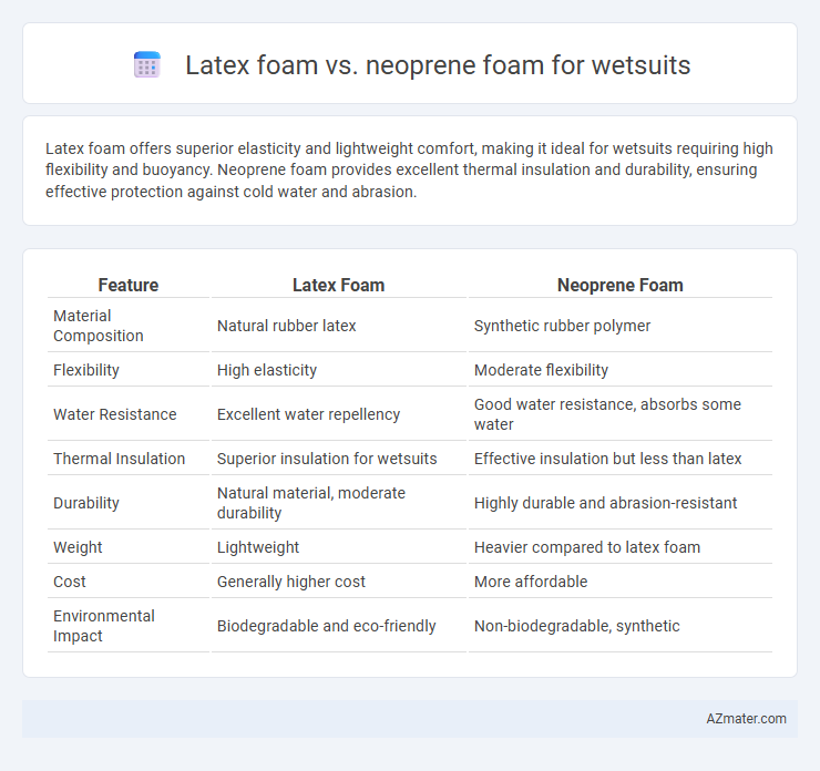 Latex foam vs. neoprene foam for wetsuits - What is The Difference?