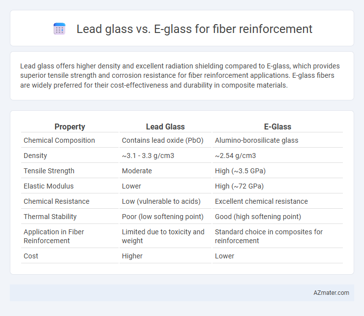 Lead glass vs. E-glass for fiber reinforcement - What is The Difference?