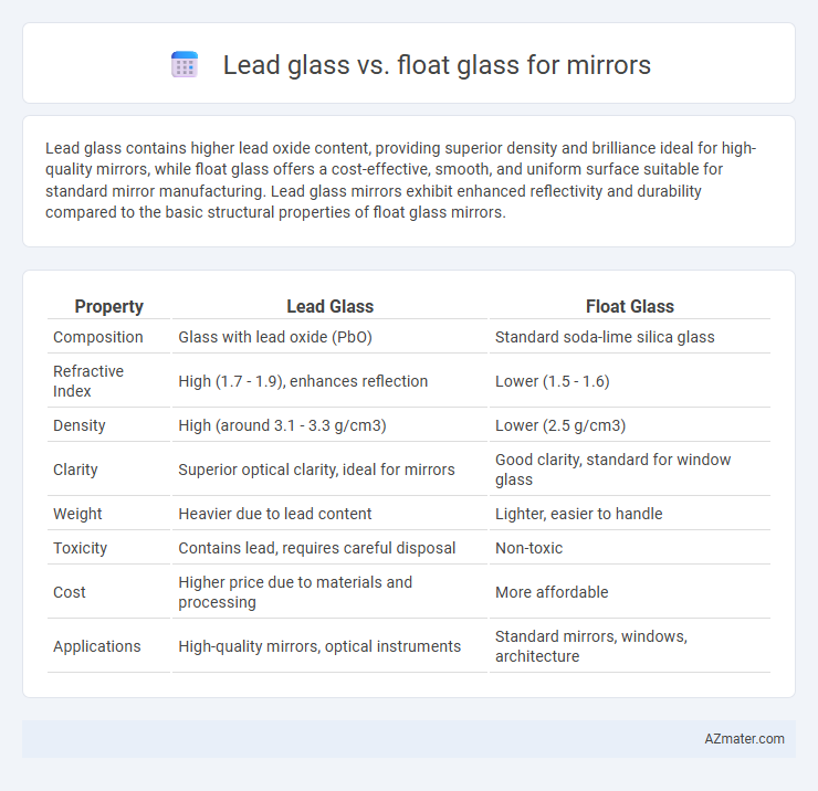 Lead glass vs. float glass for mirrors - What is The Difference?