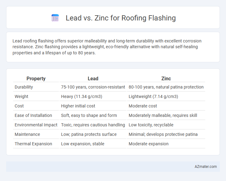 Lead vs. Zinc for Roofing Flashing - What is The Difference?