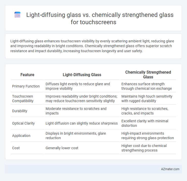 Light-diffusing glass vs. chemically strengthened glass for touchscreens - What is The Difference?