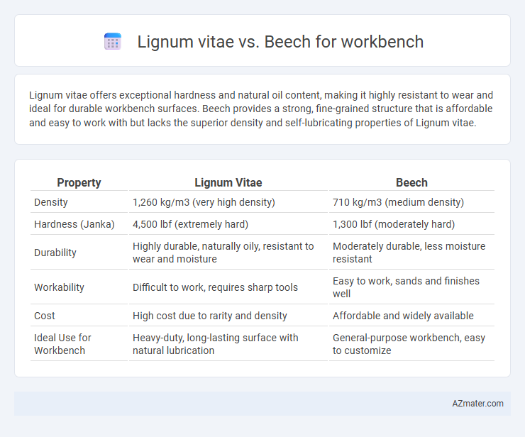 Lignum vitae vs. Beech for workbench - What is The Difference?