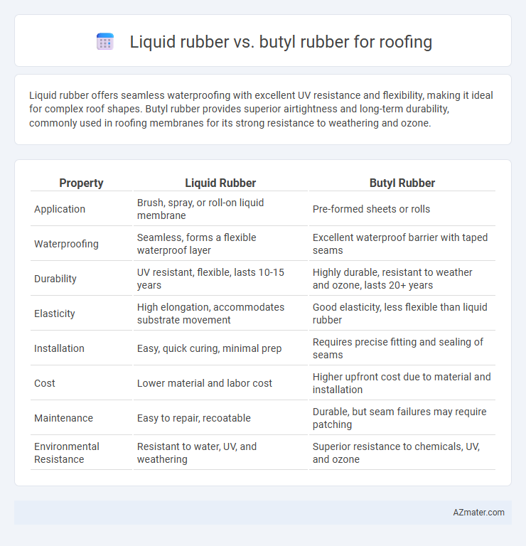 Liquid rubber vs. butyl rubber for roofing - What is The Difference?