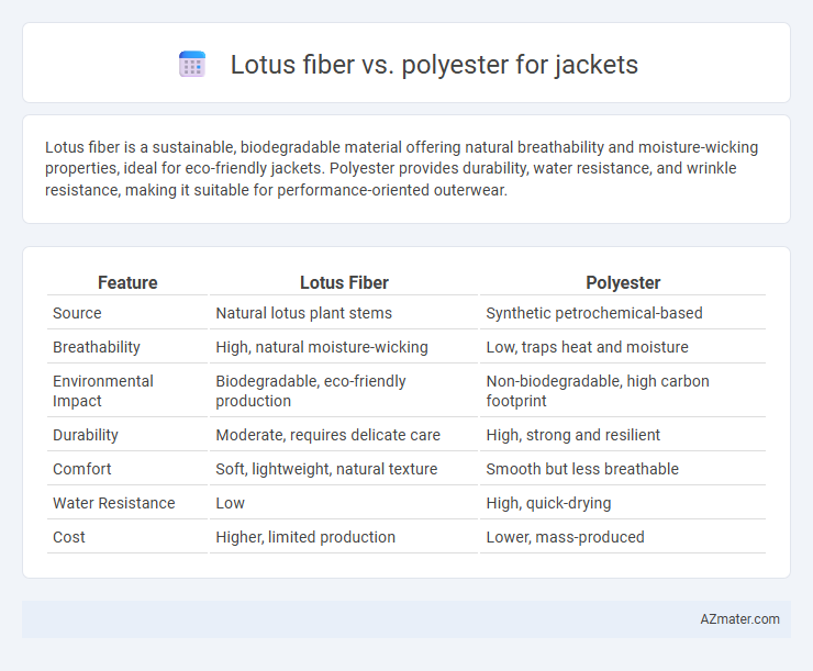 Lotus fiber vs. polyester for jackets - What is The Difference?
