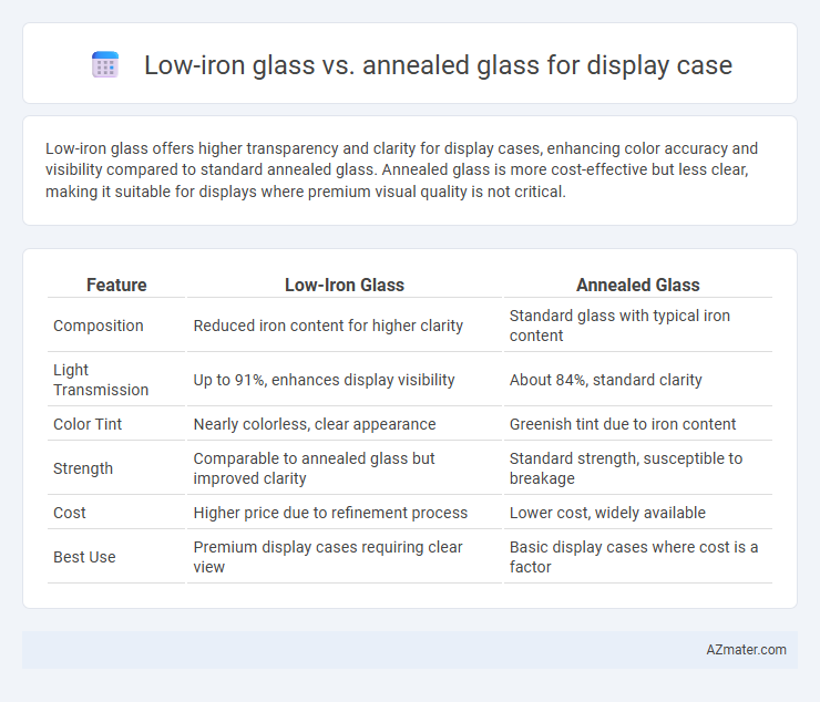 Low-iron glass vs. annealed glass for display case - What is The Difference?