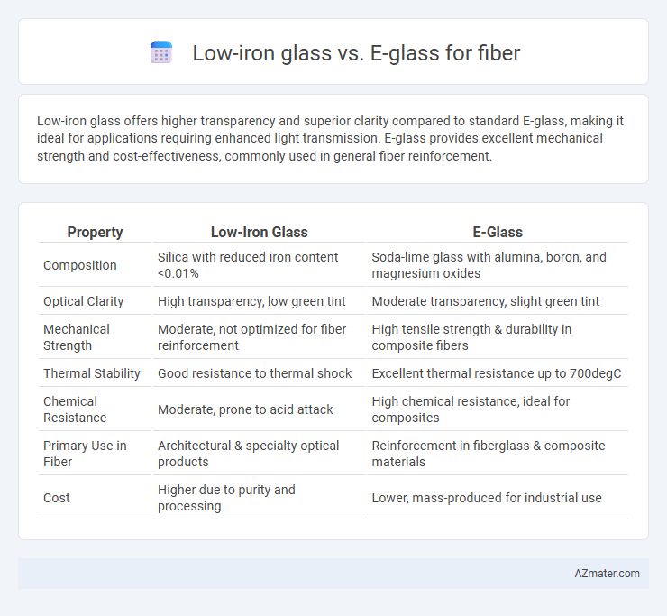 Low-iron glass vs. E-glass for fiber - What is The Difference?