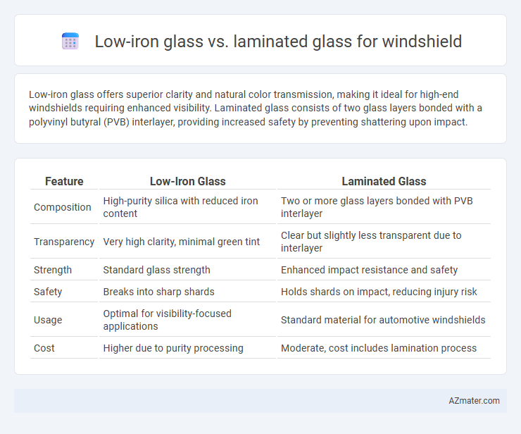 Low-iron glass vs. laminated glass for windshield - What is The Difference?