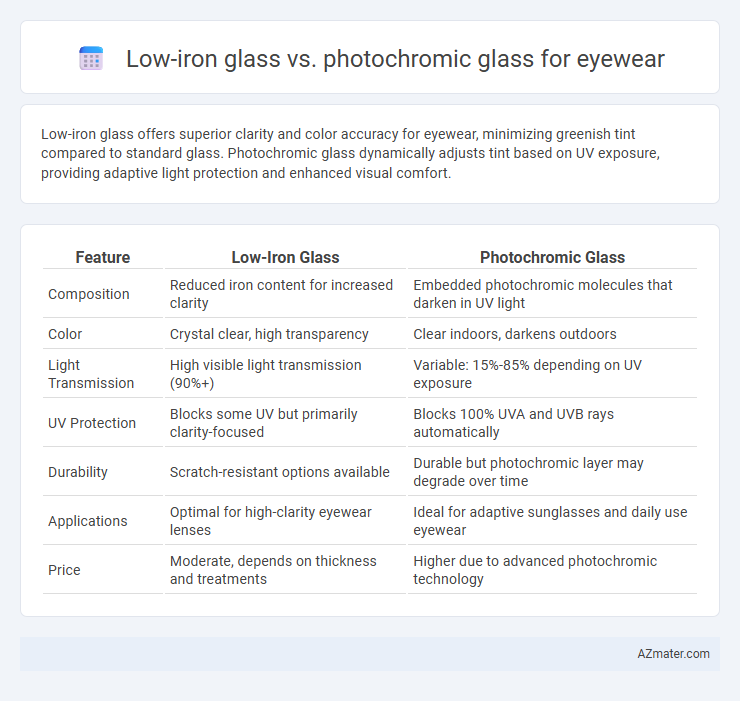 Low-iron glass vs. photochromic glass for eyewear - What is The Difference?
