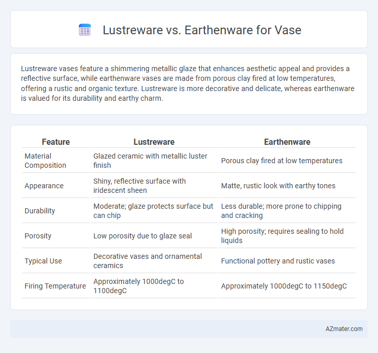 Lustreware vs. Earthenware for Vase - What is The Difference?