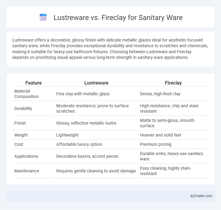 Lustreware vs. Fireclay for Sanitary Ware - What is The Difference?