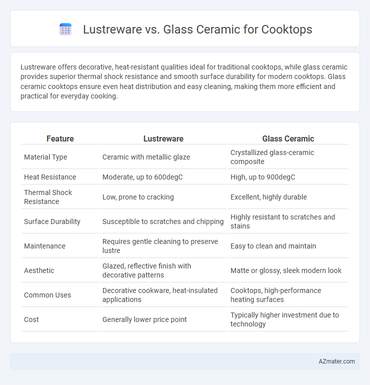 Lustreware vs. Glass Ceramic for Cooktops - What is The Difference?