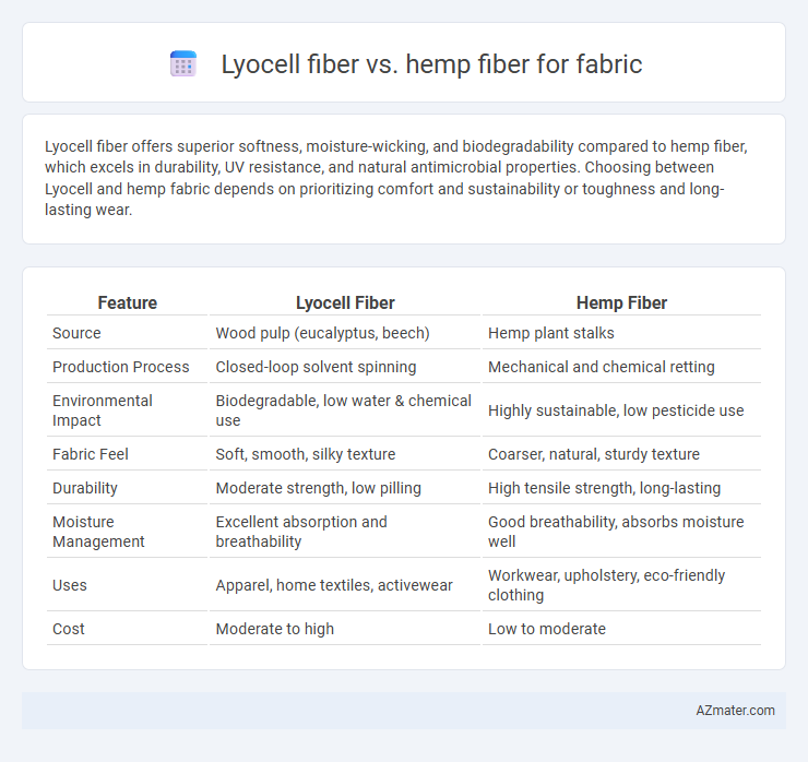 Lyocell fiber vs. hemp fiber for fabric - What is The Difference?